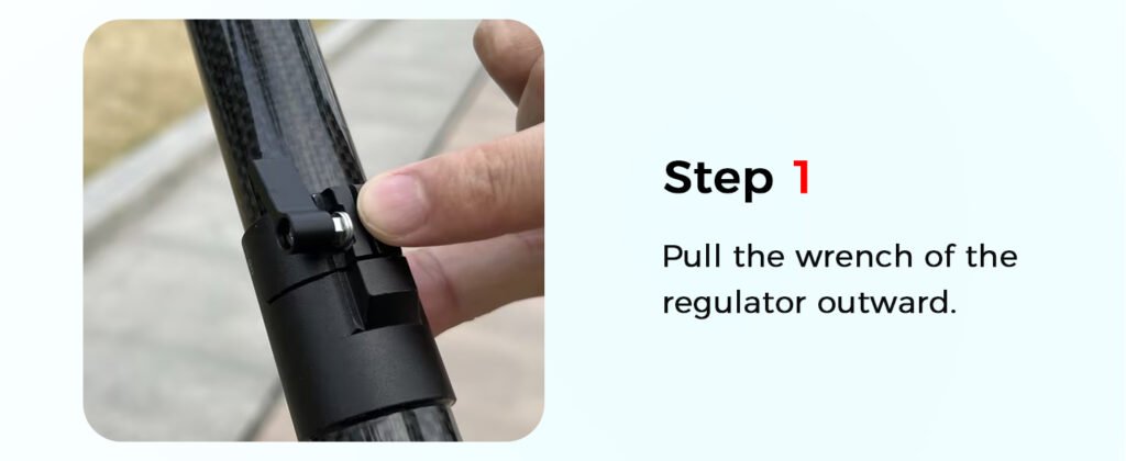 Adjust the Paddle Regulator guide