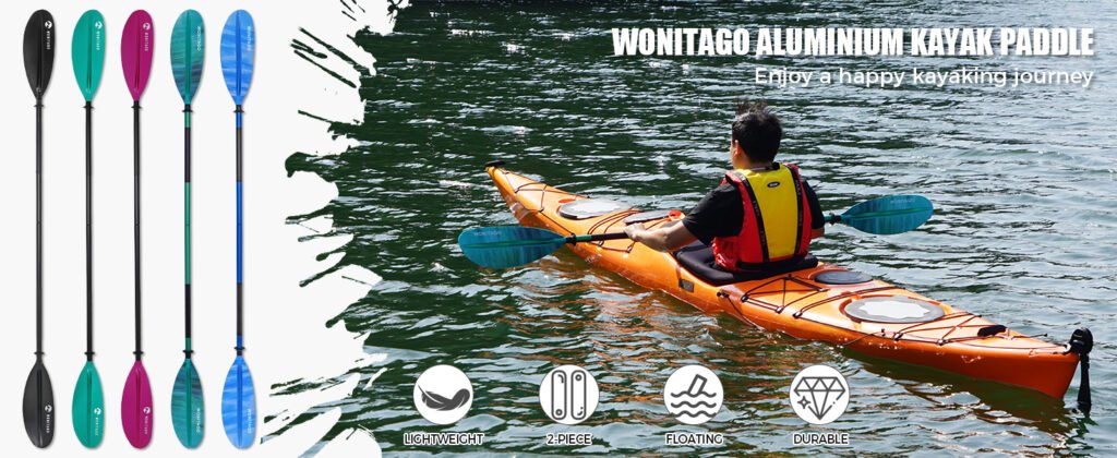 WONITAGO Aluminum Kayak Paddle