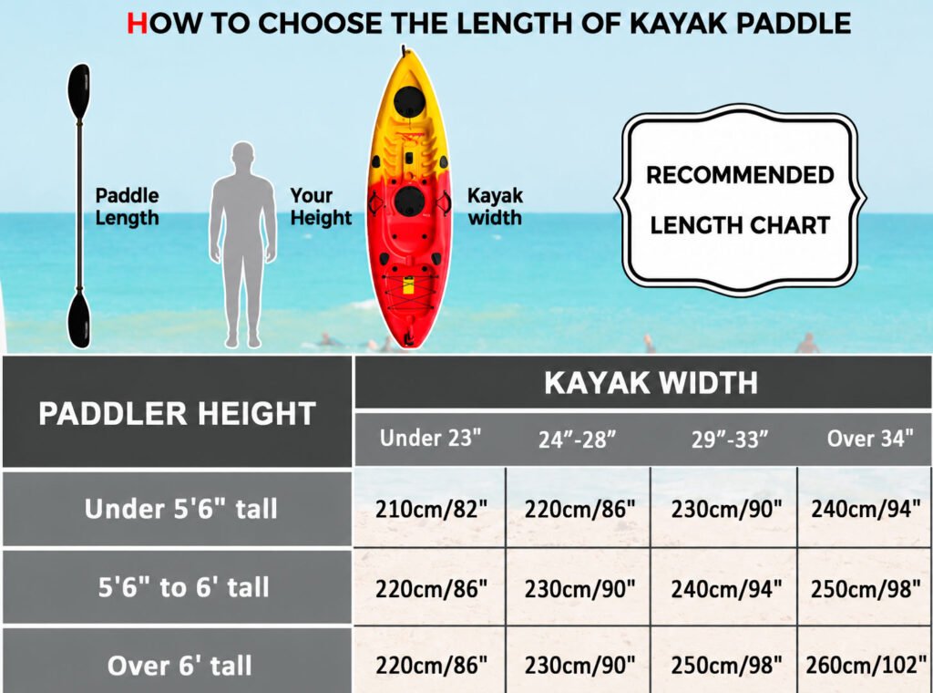 How to Choose the Right Kayak Paddle Length