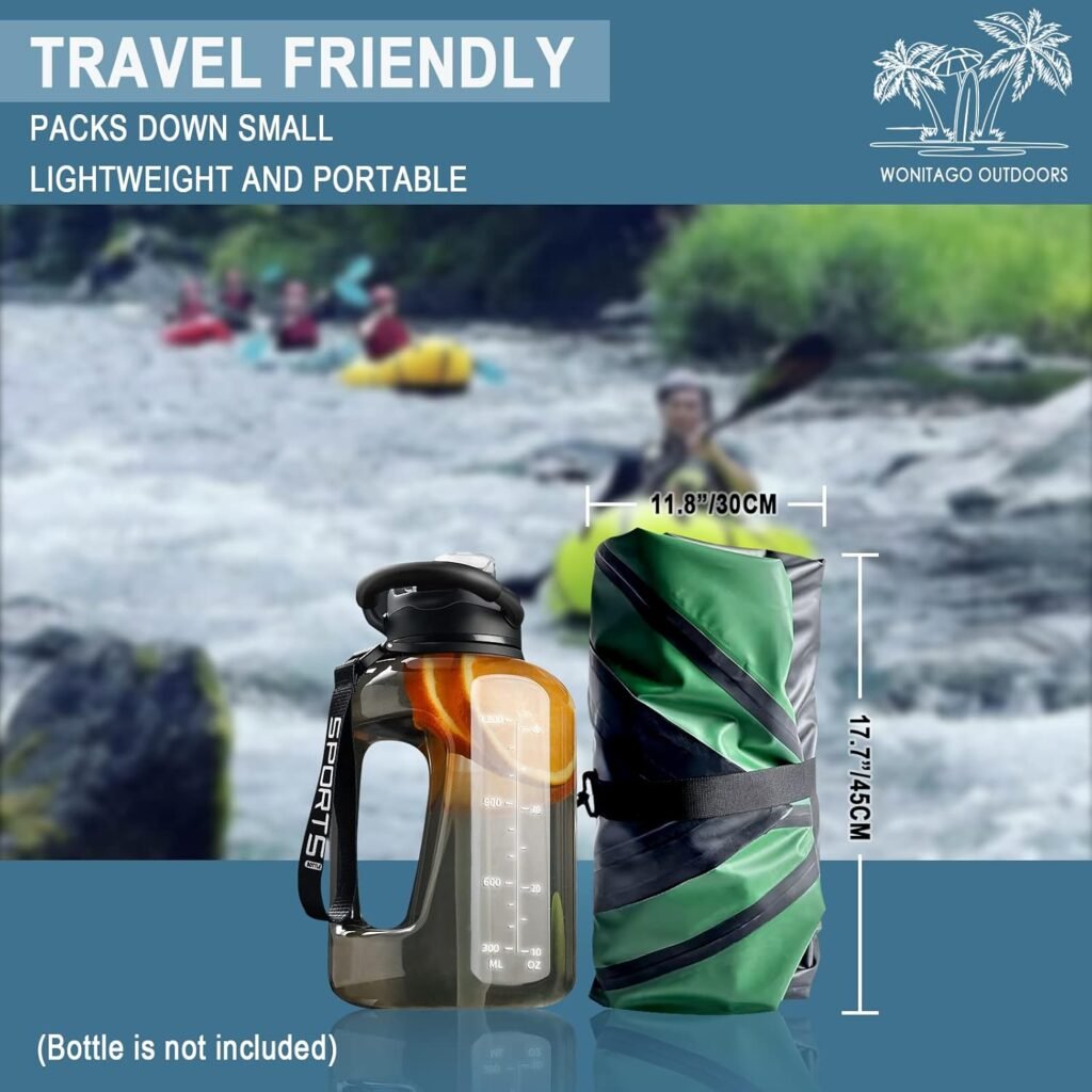 WONITAGO lightweight inflatable travel kayak for camping trips
