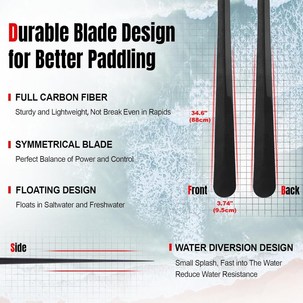 WONITAGO Greenland Paddle for salt water