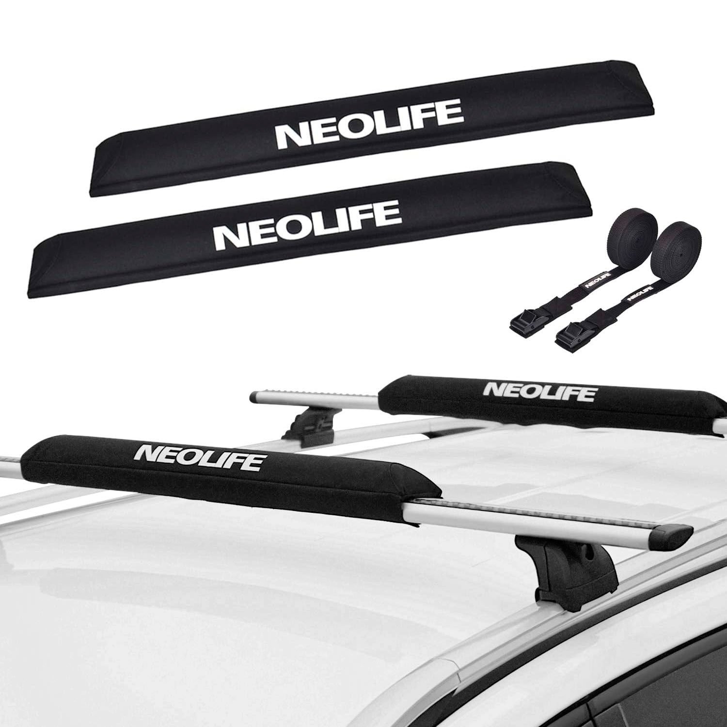 WONITAGO Roof Rack Pads and Tie Down Straps
