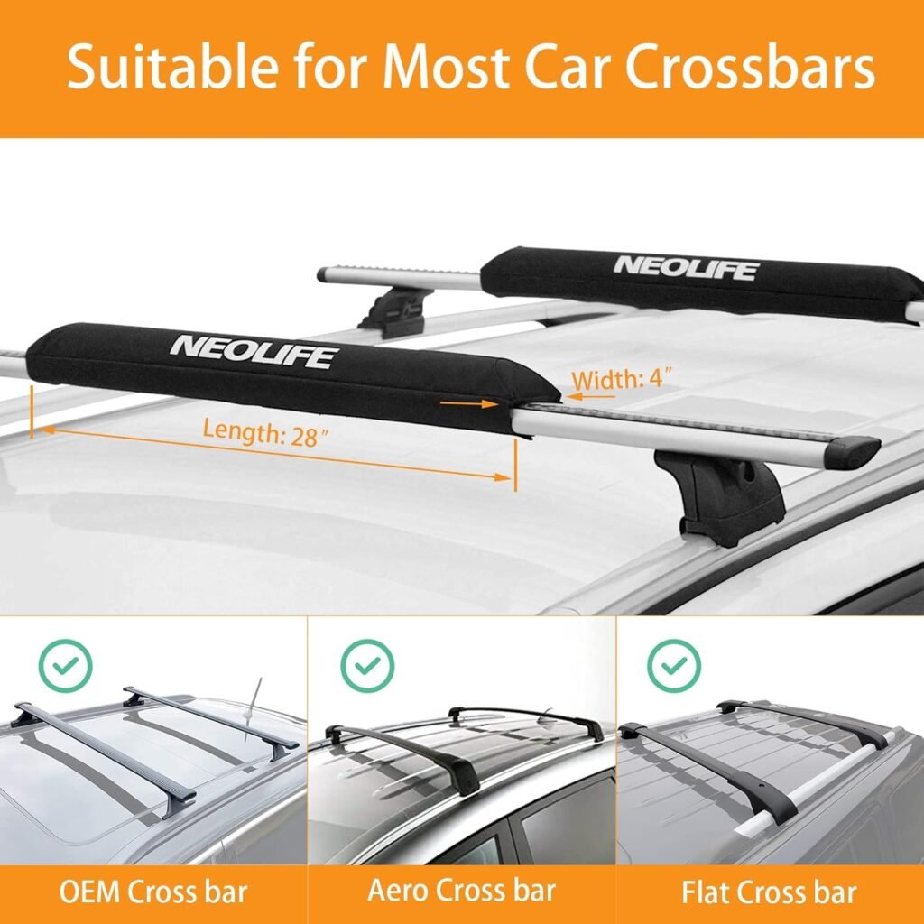 WONITAGO Soft Roof Rack Pads for cars