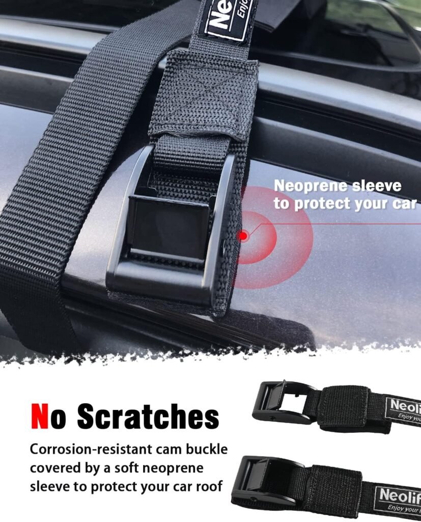 WONITAGO tie down straps for SUP paddleboards and kayaks